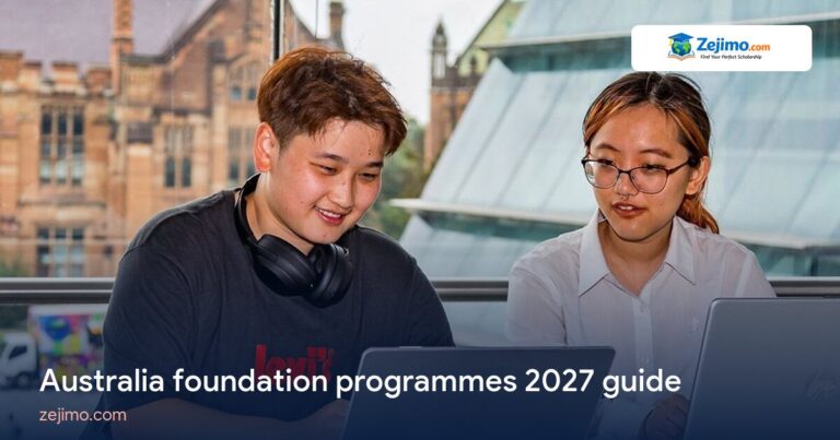 Australia foundation programmes 2027 guide on Zejimo.com