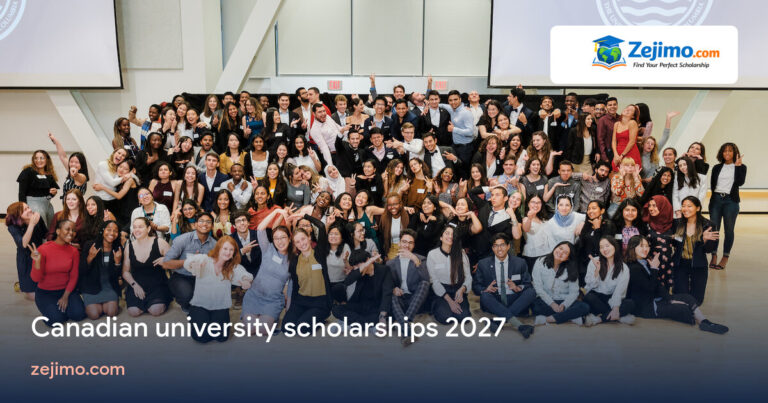 Canadian university scholarships 2027 on Zejimo.com