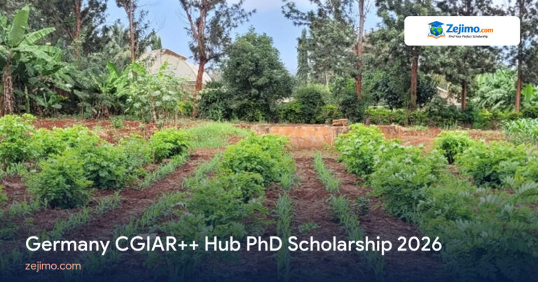Germany CGIAR++ Hub PhD Scholarship 2026 on Zejimo.com