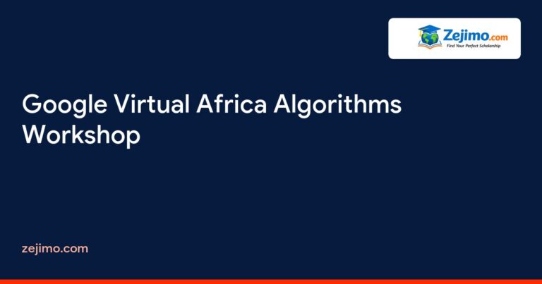 Google Virtual Africa Algorithms Workshop on Zejimo.com