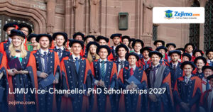 LJMU Vice-Chancellor PhD Scholarships 2027 on Zejimo.com