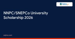 NNPC/SNEPCo University Scholarship 2026 on Zejimo.com