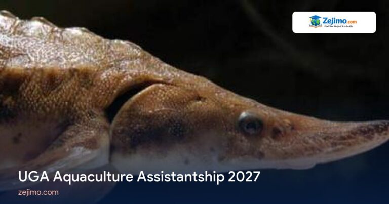 UGA Aquaculture Assistantship 2027 on Zejimo.com